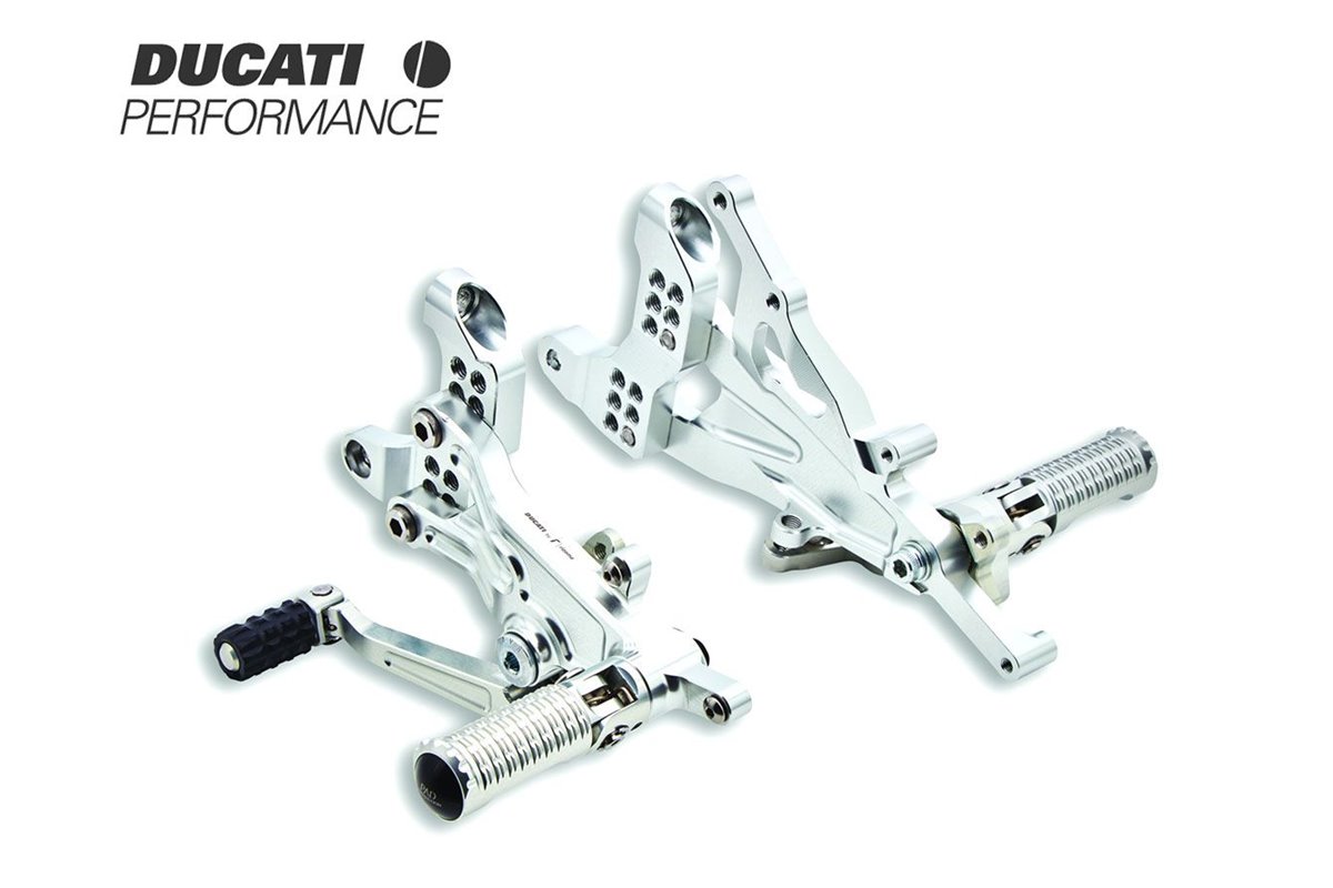 Ducati 265773 Pedane Regolabili Pilota Rizoma Per Panigale V4 - S - R 2018-2022