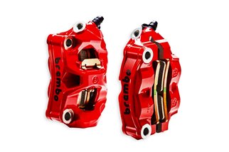 COPPIA PINZE RADIALI STYLEMA ROSSE BREMBO RACING DUCATI PANIGALE V4 / S / R / SP 2018-2024