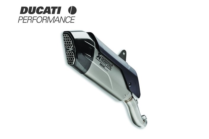 Ducati 330445 Terminale Titanio Akrapovic Per Multistrada V4 - S - Rally 2021-2023