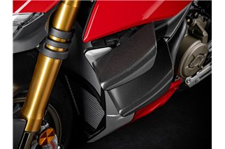 Ducati 379063 Set 4 Ali Deflettori Carbonio Per Streetfighter V2 2022-2023