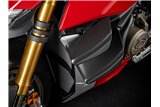 Ducati 379063 Set 4 Ali Deflettori Carbonio Per Streetfighter V2 2022-2023