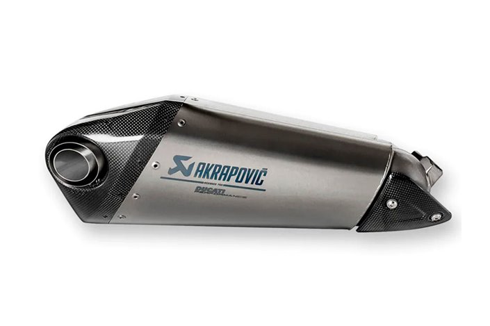 Ducati 368872 Terminale Titanio Akrapovic Per Streetfighter V2 2022-2024