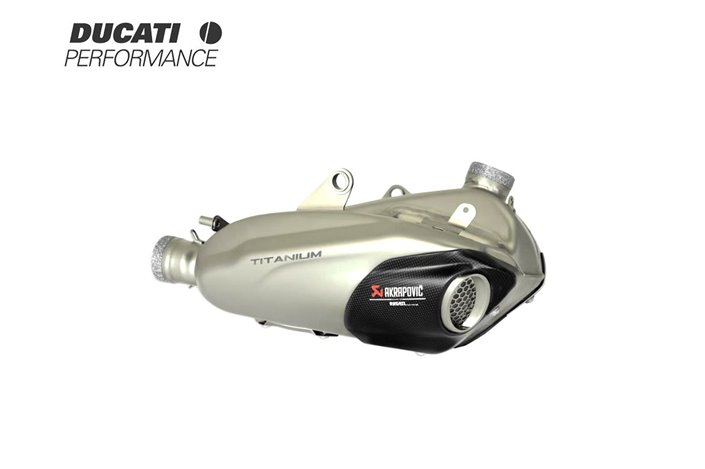 TERMINALE OMOLOGATO DUCATI PERFORMANCE AKRAPOVIC EURO 4 DUCATI STREETFIGHTER V4 / S / SP 2020-2023