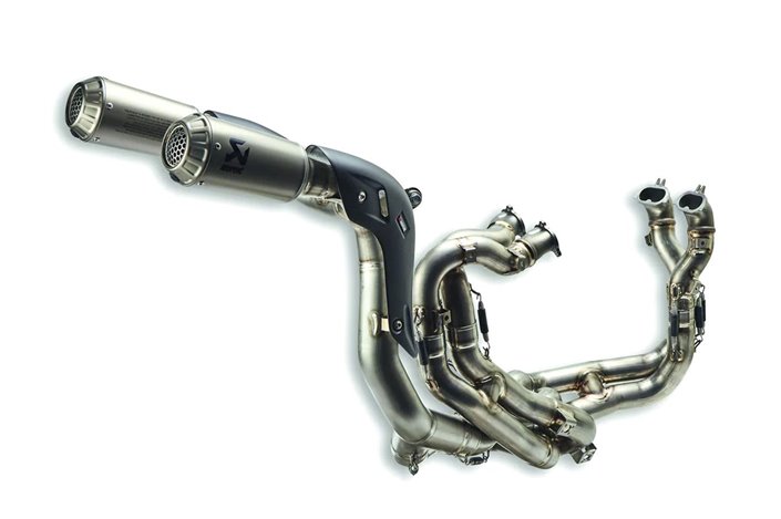 Ducati 345855 Scarico Titanio Akrapovic Per Panigale V4 - S - R - Sp2 22-24