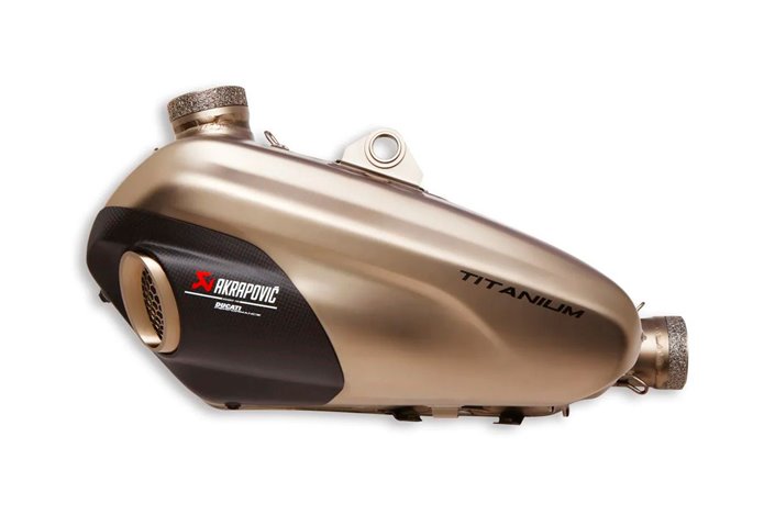 TERMINALE TITANIO AKRAPOVIC DUCATI PERFORMANCE DUCATI STREETFIGHTER V4 / S / SP / SP2 2021-2023