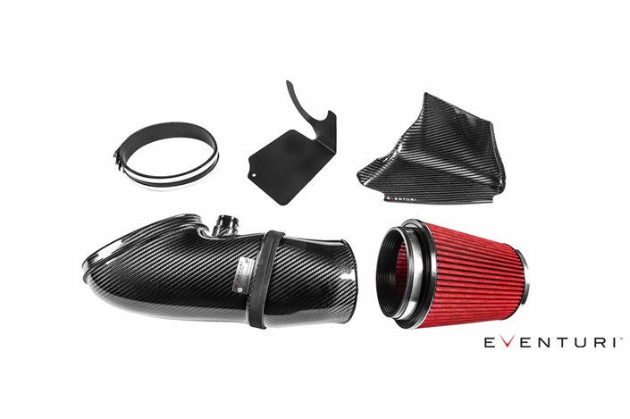 Kit di Aspirazione in carbonio nero lucido Eventuri EVE-E9X-CF-INTBMW E9X M3