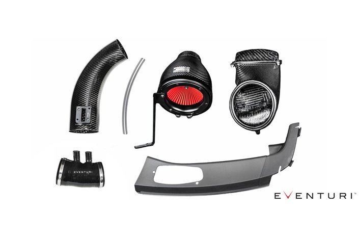 Sistema di aspirazione in carbonio Eventuri EVE-FK2V2-CF-RHD-INT Honda Civic FK2 Type R V2 RHD