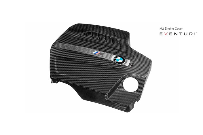 Coprimotore in carbonio nero Eventuri EVE-N55-M2-ENG BMW N55 M2