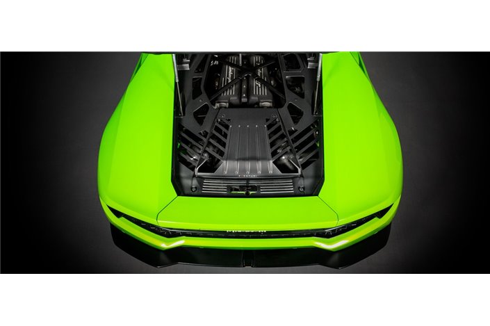 Copertura motore in carbonio con finiture satinate Eventuri EVE-HCN-CF-ENG Lamborghini Huracan