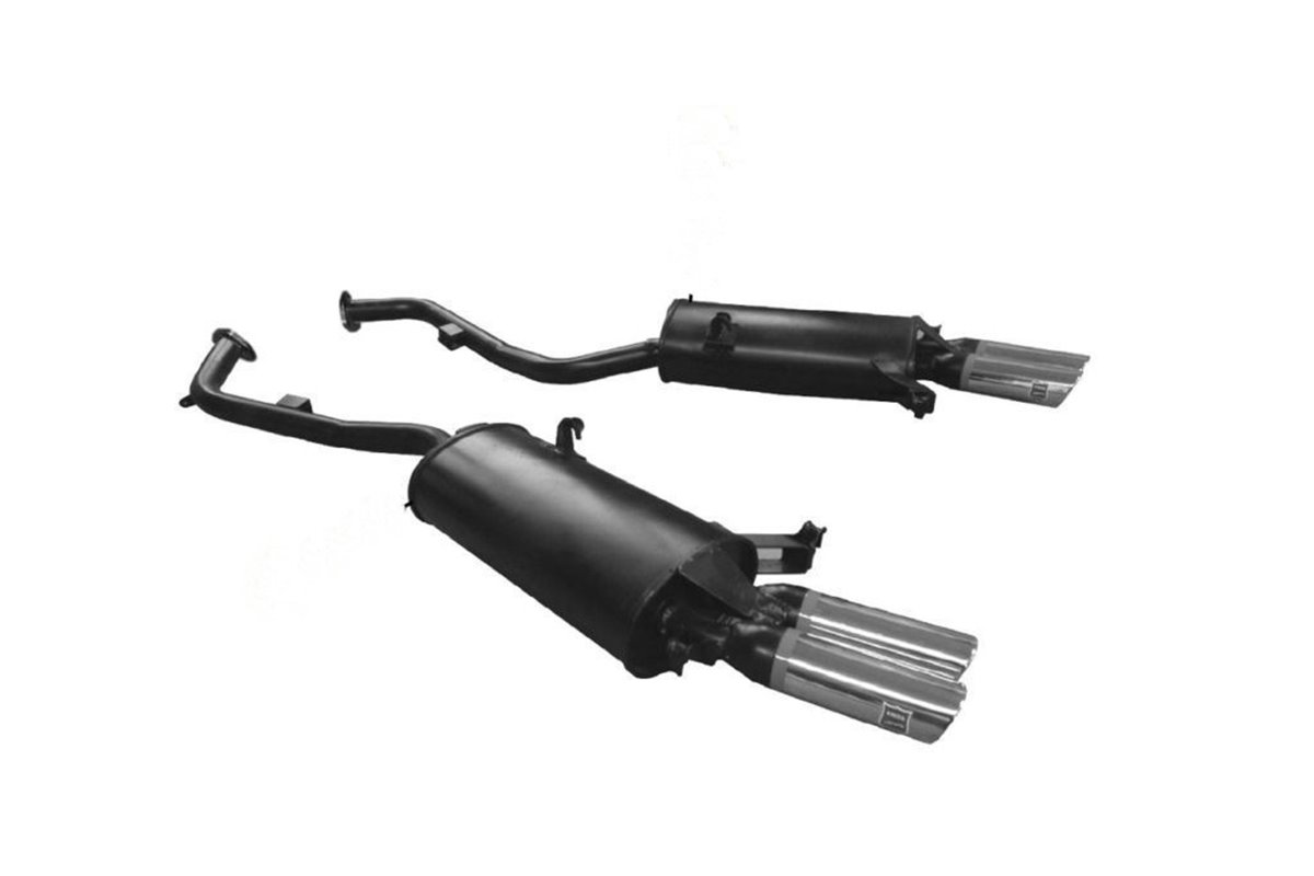 EXHAUST MUFFLERS ANSA MASERATI GHIBLI BITURBO 2800 1994 1997