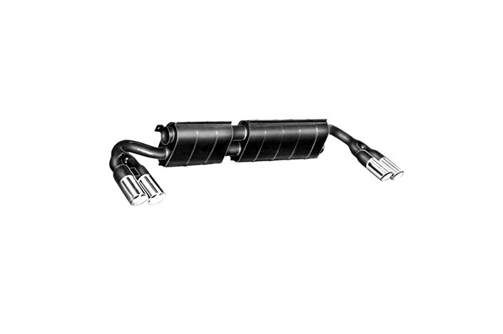 SILENCER EXHAUST TERMINAL ANSA MA 1020 MASERATI MERAK 2.0 GT 1976 1983