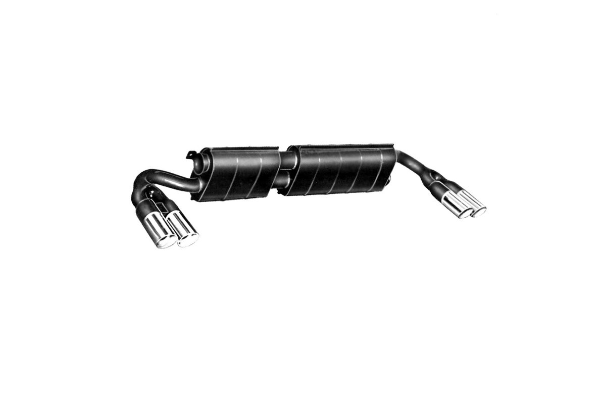 SILENCER EXHAUST TERMINAL ANSA MA 1020 MASERATI MERAK 2.0 GT 1976 1983