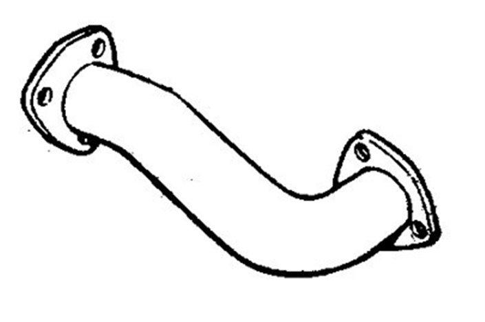 REAR EXHAUST PIPE ANSA FR 3212 FERRARI 308 GTBI GTSI 4V 1982 1985