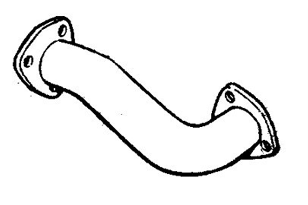 REAR EXHAUST PIPE ANSA FR 3212 FERRARI 308 GTBI GTSI 4V 1982 1985