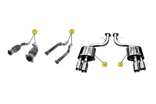 ANSA FR 5524 AUSPUFFROHRE ZUGELASSEN FÜR FERRARI FIORANO F599 2007 2012