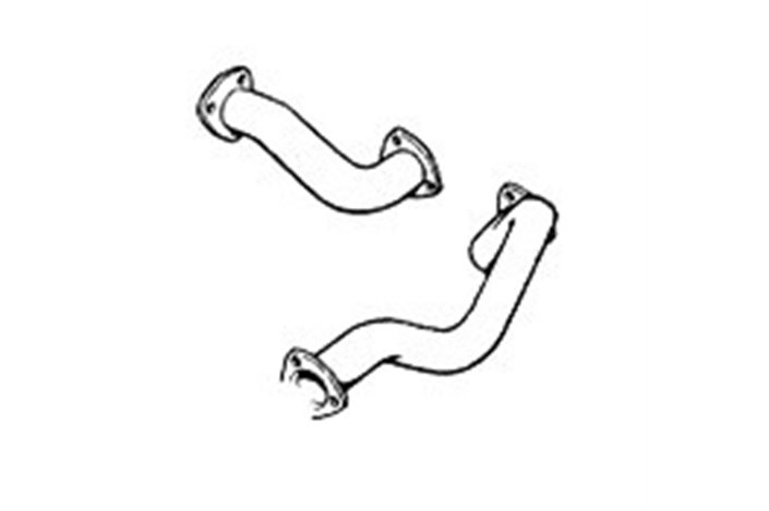 INTERMEDIATE EXHAUST PIPES ANSA FR 3202-3212 FERRARI MONDIAL 3.2 GTB GTS 85 89