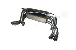 SPORT EXHAUST SILENCER WITH ANKLE BOOTS FOR FERRARI TESTAROSSA CAT. 1984 1992