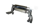 SPORT EXHAUST SILENCER WITH ANKLE BOOTS FOR FERRARI TESTAROSSA CAT. 1984 1992