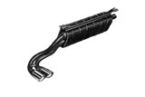 Scarico silenziatore destro Sport Ansa FR 3827 Ferrari Testarossa NO CAT. dal 1984 al 1992