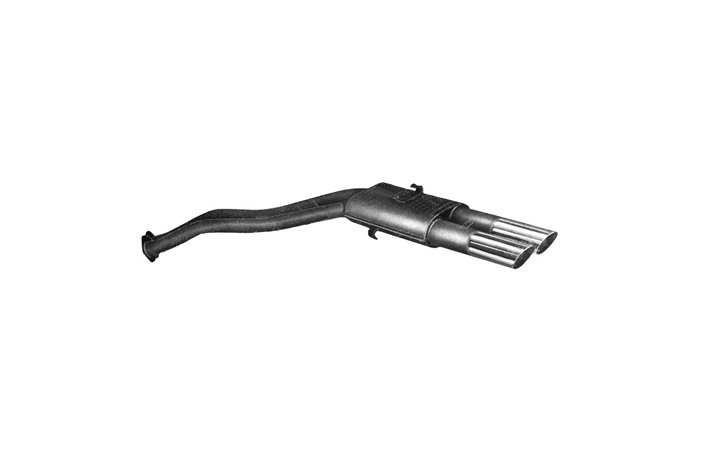 RIGHT EXHAUST TERMINAL ANSA LM 1127 LAMBORGHINI JARAMA 400 GTS 2 + 2 72 76