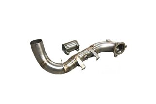 Aros Mercedes B-Class de-catalyzed stainless steel downpipe