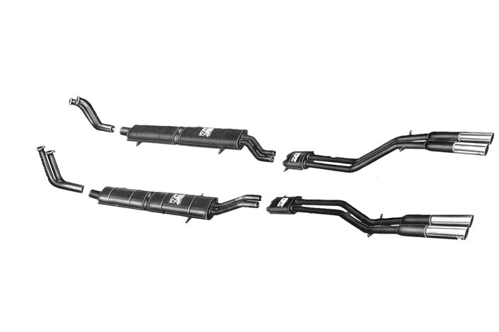 Complete exhaust kit Ansa Ferrari 250 GT Coupè Pininfarina from 1960 to 1962