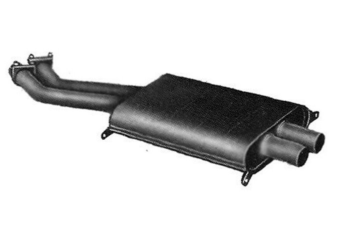 Central right silencer exhaust Ansa FR 0195 Ferrari 250 GTO from 1962 to 1966