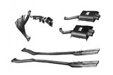 Complete exhaust kit Ansa Ferrari 250 SWB competition from 1959 to 1963