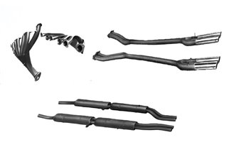 Complete Ansa Ferrari 250 SWB road exhaust kit from 1959 to 1963