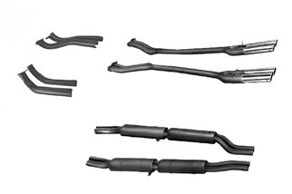 Complete Ansa Ferrari 250 SWB road exhaust kit from 1959 to 1963