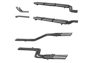 Complete exhaust kit Ansa Ferrari 275 GTB and GTS from 1964 to 1966