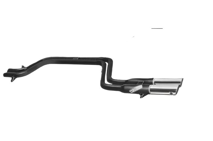 Left rear silencer exhaust Ansa FR 0637 Ferrari 275 GTB/4 and GTS/4 from 1966 to 1968