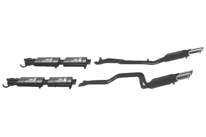 Ansa Ferrari 365 GT/4 2+2 exhaust kit from 1972 to 1976