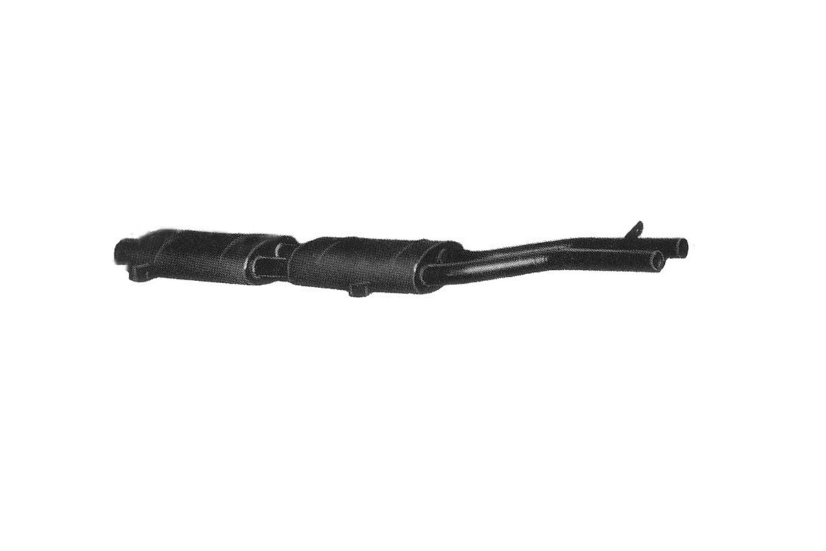 Left central exhaust silencer Ansa FR 0335 Ferrari 400 Super America from 1961 to 1964