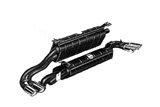 Complete silencer exhaust kit Ansa Ferrari Testarossa NO CAT. from 1984 to 1992