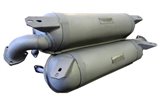 Central exhaust silencers Ansa Ferrari 512bbi Iniezione from 1981 to 1984