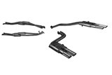 Ansa exhaust kit Lamborghini Jarama 400 GTS 2+2 from 1972 to 1976