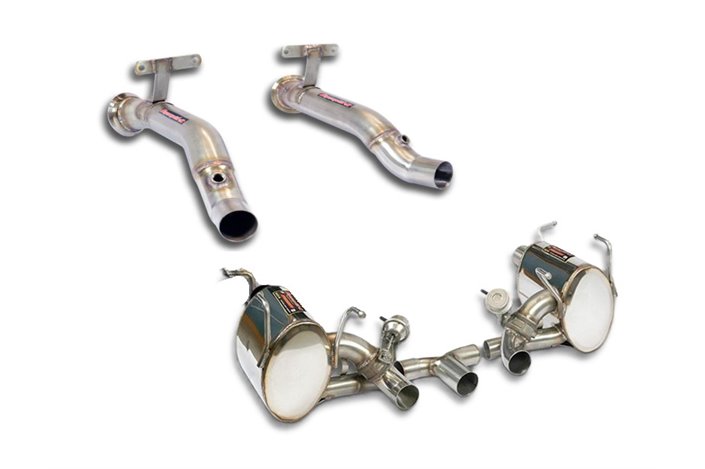 Supersprint Full Exhaust Ferrari 458 Italia Berlinetta 4.5i V8 (570 Hp) from 2010 to 2015