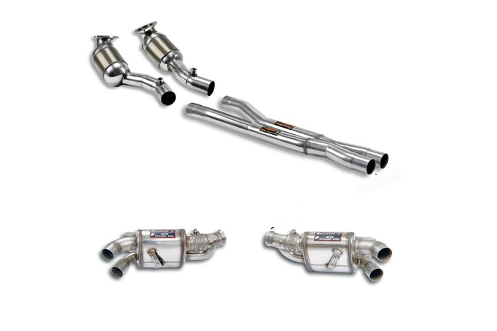 Supersprint Full Exhaust Ferrari California 4.3i V8 (460 Hp) 2009-2012 (with valve)