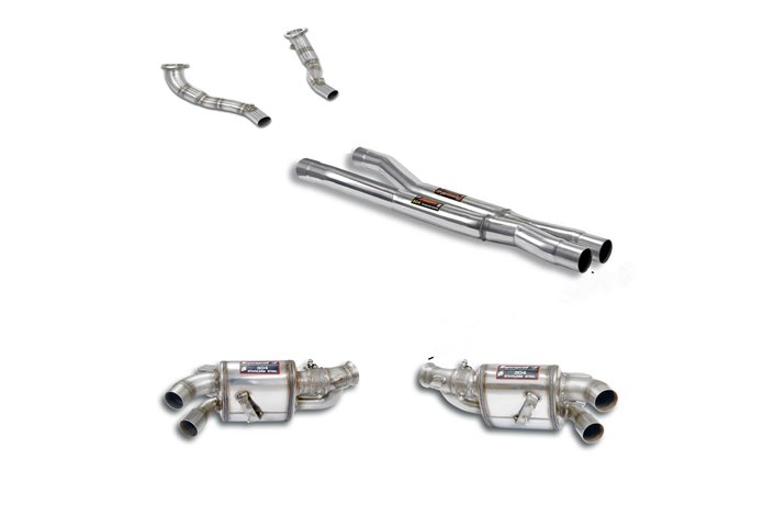 Supersprint Full Exhaust Ferrari California 4.3i V8 (460 Hp) 2009-2012 (with valve)