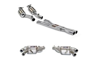 Supersprint complete exhaust Ferrari California 30 4.3i V8 (490 Hp) from 2012 to 2014 (with valve)