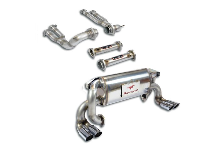 Supersprint complete exhaust Ferrari Testarossa (KAT.- 380 Hp) from 1984 to 1992