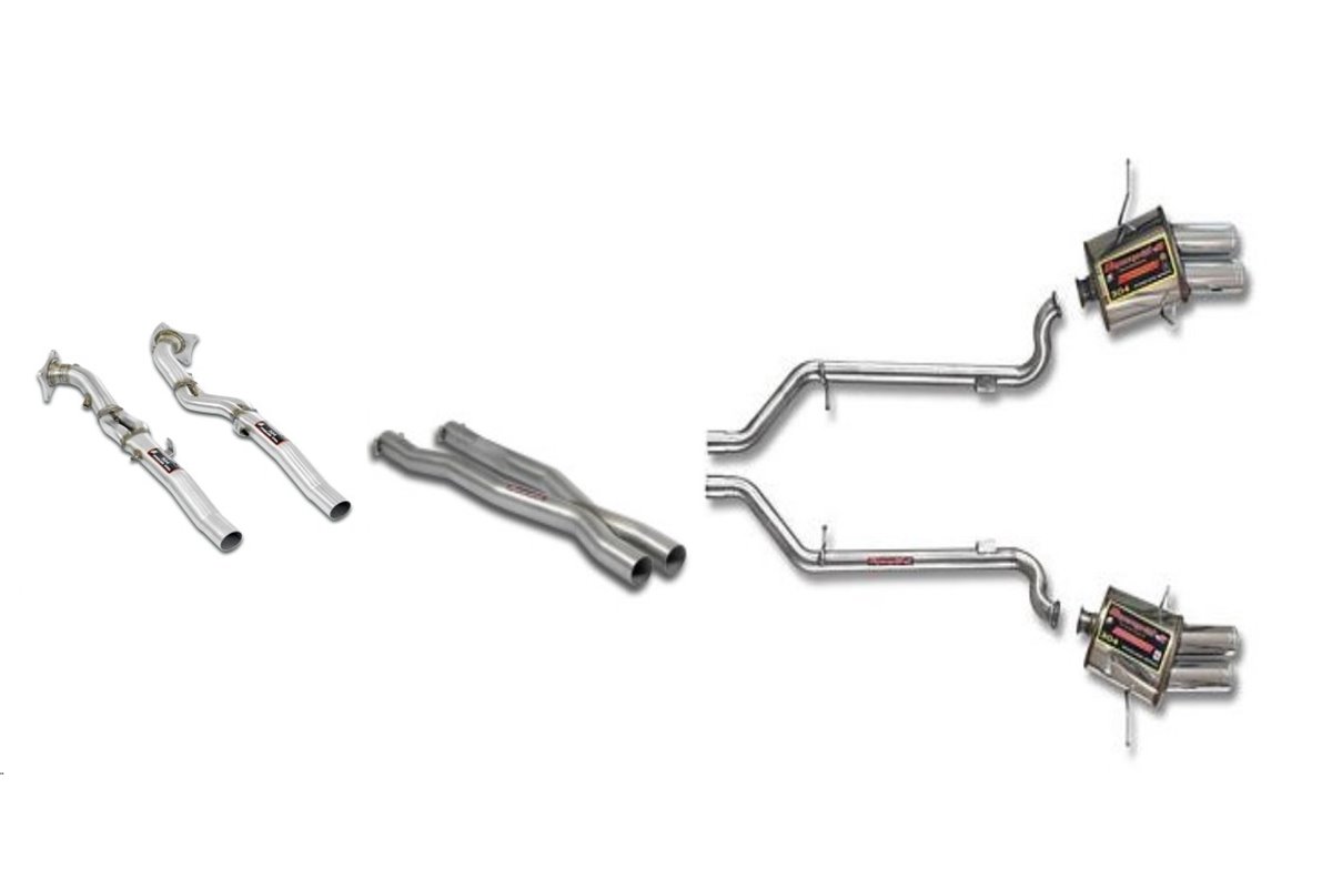 Supersprint Full Exhaust Maserati Spyder Gransport 4200 GT V8 (F136 Engine - 400 Hp) 2005-2007 (Euro 4 / USA)