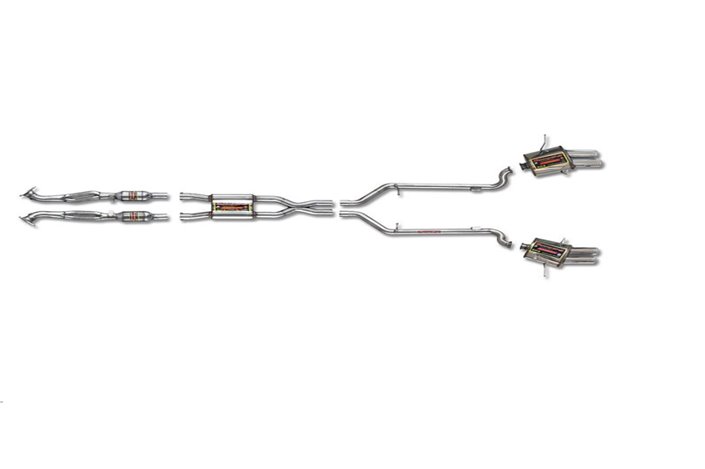 Supersprint Full Exhaust Maserati Spyder Gransport 4200 GT V8 "90th Anniversary" 2006-2007 (Euro 4 / USA)