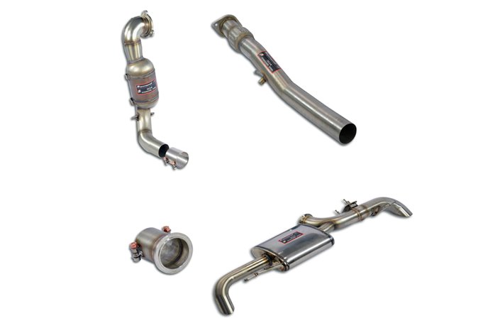 Supersprint full exhaust Mercedes V177 A 250 (2.0T - 224 Hp) from 2020 (with valve)