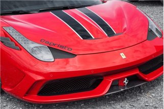 Capristo Ferrari 458 Speciale carbon front spoiler