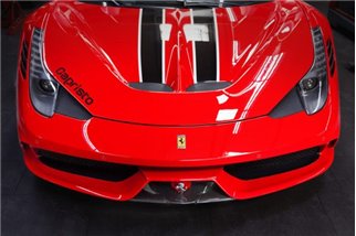 Capristo Ferrari 458 Speciale carbon front spoiler