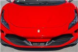 Capristo Ferrari F8 Carbon-Frontspoiler und seitliche Luftführungen