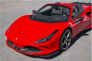 Capristo Ferrari F8 carbon front spoiler and side air guides