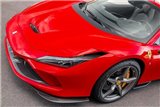 Capristo Ferrari F8 carbon front spoiler and side air guides